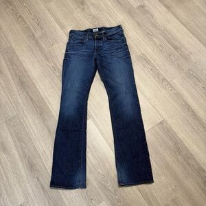 Hudson Button Fly  Men’s Straight Jeans